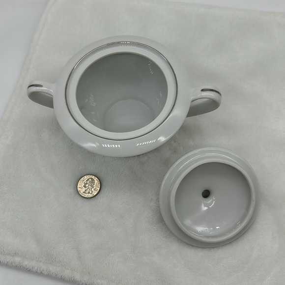 Vintage M Fine China of Japan Arbor Sugar Bowl With Lid #5566 - Picture 6 of 8